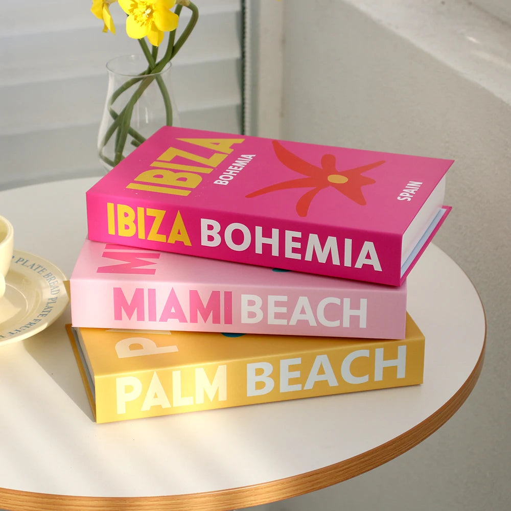 Luxury Fake Books For Decoration Living Room Decorative Book Coffee Table Bedroom Bookends Shooting Props Room Storage Box Decor